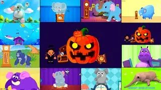 HICKORY DICKORY DOCK || PUMPKIN, WHALE, GORILLA, HIPPO & 8 ELEPHANT || COLOR INVERSION || FX TUTORAL
