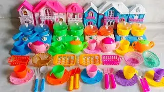 5:30 Minutes Satisfying with Unboxing Barbie Princess Kitchen & Refrigerator Play Set Review Toys