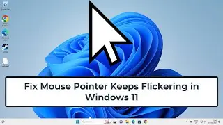 Fix Mouse Pointer Keeps Flickering in Windows 11