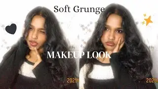 Soft Grunge Makeup Look🖤⛓️