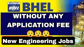 BHEL Recruitment | Latest Job Vacancy 2023 | Permanent Job for Freshers