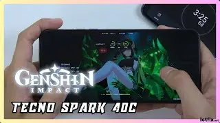 TECNO SPARK 40C Genshin Impact Gaming Test | Helio G81, 120Hz Display