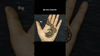 New mehndi design 🦚  #tranding #mehndi #mehndishort #ytshort #short #simplemehndi #beginner