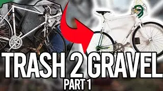 HERCULES Schrott Fahrrad - Aufbau zum Gravel Bike - Teil 1 - Demontage