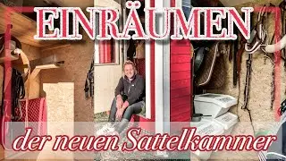 ICH RÄUME MEINE NEUE SATTELKAMMER EIN I DIY SATTELKAMMER I FUTTERAUFBEWAHRUNG