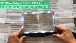 One of the Brightest & Best Reading Magnifier for Aging Eyes & Macular Degeneration