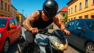VOZIM MOTOR POSLE SAOBRACAJNE NESRECE *Rizicna Voznja*