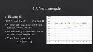 1P - Definisjonsmengde og verdimengde