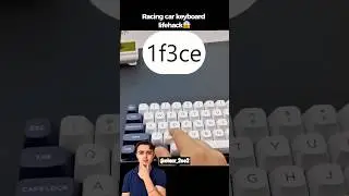 Secret Racing Car on Your Keyboard! 🏎️💨 #shorts #lifehacks #computer