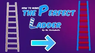 How to make the Perfect Ladder by @Mr. Workaholic #woodworking #ladder #india #usa