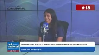 Entrevista a Valeria Gonzales, primer puesto cómputo general Universidad Nacional de Ingeniería