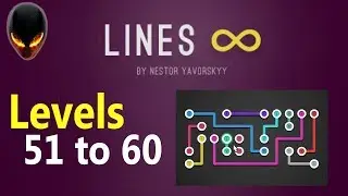 LINES Infinite by Nestor Yavorskyy: Levels 51 to 60 (Puzzle Game)