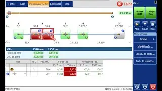 OTDR EXFO, como fazer medições automáticas (iOLM) ponto a ponto (backbone) e achar macro curvaturas.