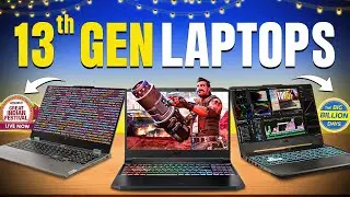 Only 13th Gen Laptop Deals Under 30000, 40000, 50000, 60000 to 1 Lakh🔥BBD & Amazon GIF Sale 2025
