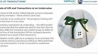Bankruptcy, Liquidation & The Insolvency Act &ndash; property transaction risk and solutions