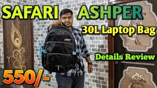 SAFARI Backpack Review 🔥 SAFARI ASHPER CB 30 L Laptop Backpack Review