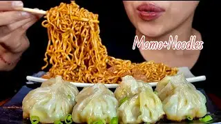 This Combo Always Save My Day | Momo and fried Noodles ✨