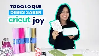CRICUT JOY - Todo lo que debes saber - PRIMER CORTE EN VINYL ADHESIVO Y CARTULINA!!!