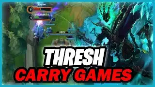 WILD RIFT THRESH GAMEPLAY - CARRY  (S+ TIER)