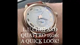 Chopard LUC Quattro 1926: быстрый взгляд &mdash; 43 мм, Женевское клеймо, 9 дней, красное золото