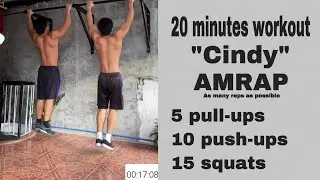 20 Minutes Workout | Cindy AMRAP | FOLLOW ALONG