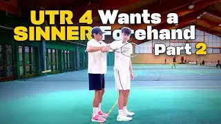 I Took a 4 UTR Forehand Into a Modern Forehand - Insane Results ( Part 2 )