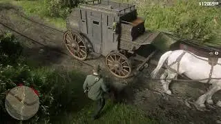 Red Dead Redemption 2 - 3rd stagecoach robbery from Hector, full mission.