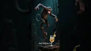 zombie monkeys #viral #viralshort #viralvideo #shorts #facts #monkey #zombie #crazy #foryou #horror