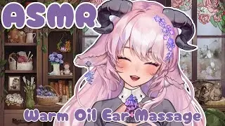 【ASMR】Ear Massage With Oil | Scratching & Cupping Triggers