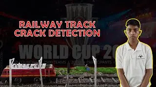 Train crack detection using vibration sensor award winning  #sunrobotronics #technoxian #exhibition