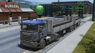 Truckers of Europe 3 | Heavy 22T Paving Stone Job Stuttgart → Frankfurt Gameplay PART 1