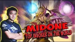 Secret Midone Invoker ranked gameplay dota 2