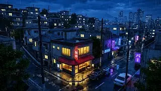 80s Rainy Tokyo Night &mdash; Chill Lofi Beats to Study To