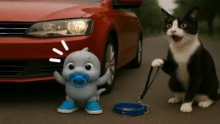 TRALALERO TRALALA BEB&Eacute; SE ESCAPA  🍼 Videos de animaci&oacute;n de animales italianos brainrot