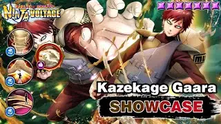 Gaara V2 (Re-Rekit) 7⭐ Ability Showcase [Solo & Team] | Naruto X Boruto Ninja Voltage