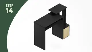 How to Assemble Furinno Multipurpose Desk, 12095