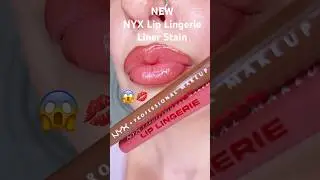 NEW NYX Lip Lingerie Liner Stain Review 💋 #nyxcosmetics #shorts