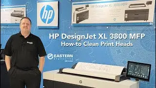 How to Clean the Print Heads on a HP DesignJet XL 3800 from Service Technician Eastern Engineering