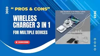 RTOPS 3 in 1 Wireless Charger Review | Best Magnetic Travel Charging Station.