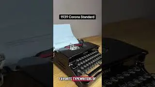 How to use all functions on a 1939 Corona Standard &ldquo;Flat Top&rdquo; vintage portable typewriter