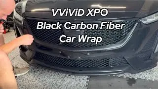 Chrome Delete with Carbon Fiber Vinyl Car Wrap 