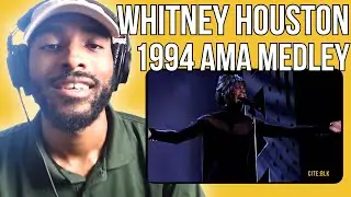 Finally Got to See Whitney Houston's Live Performance at the 1994 AMA's | FIRST TIME MEDLEY REACTION
