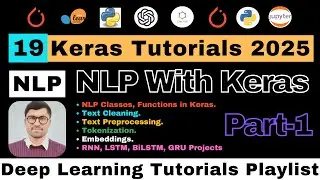 Complete Guide to Text Preprocessing & Embeddings with Keras | Embeddings, RNN, and Preprocessing