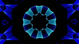 FREE 4K VJ LOOP |  half full KALEIDOSCOPE  Abstract Motion Background Screensaver