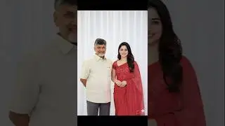 chandrababu naidu😍🔥garu and Tamanna modi shake hande #bjp #chandrababu #tamanna #ysjagan #modi #ai