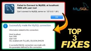 How to Fix Failed to Connect to MySQL Server at Localhost: 3306 (2026)