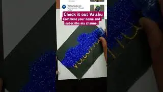 Cute Name Vaishu❤️ #namecreation #creativeart #youtubeshort #namestatus #nameartvideo
