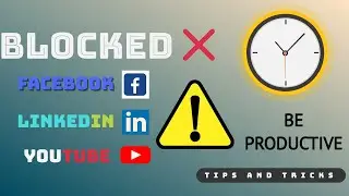 HOW TO BLOCK WEBSITES USING PYTHON | ज्यादा प्रोडक्टिव बनें | Python Tutorial