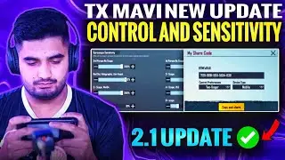 MAVI New 2.1 Sensitivity code 2022/Mavi 2 finger control code Bgmi & Mavi Sensitivity & control