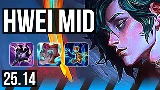 HWEI vs AURELION SOL (MID) | Godlike | KR Master | 25.14